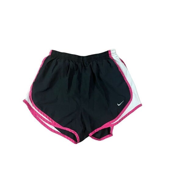 Nike Pants - Nike Dri‎ fit womens black pink athletic shorts sz small